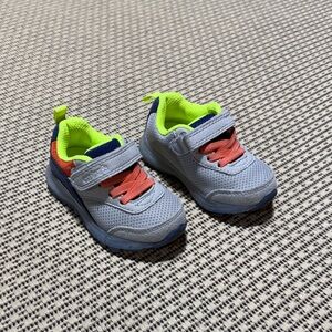 Carter's Gray and Orange Kids Sneakers
